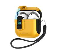 SHOOYIO Durability Shockproof Case With Builts In Phone Stand For Pro3 Earbuds Charging Case Shell Secure Holder Protective Cover