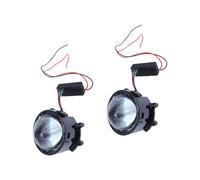SHOOYIO Dynamic Devil Eye Vehicle Headlights 12V High Brightness LED Projector Lamp Easy Mounting for Auto Enthusiasts Dynamic Devil Eyes