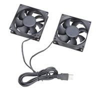 SHOOYIO Energy Efficient 8025 5V USB Powered Bearing Cooling Fan 8CM For Various Electronic Products And Pet Houses Double Cooling Fans