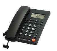 SHOOYIO Fix Landline Phone Impacts Resistant Office Telephone with Broad Compatibility and Anti Slip for Daily Communication Corded Desk Phone