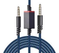 SHOOYIO Gaming Headsets Cable With Volumes Adjustment OFC Wire For A10 A30 A40 Headphone Wire 2M/78.74inch Length Cord Replacement Cable