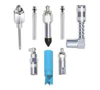SHOOYIO Grease Coupling Mouthpiece 90 Degree Joint Fitting Grease Needle Nozzle Dispenser Grease Fittings
