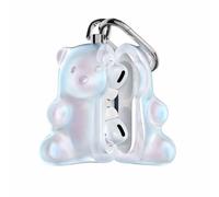 SHOOYIO Lovely Bear Sport Earphones Protective Case Foxes Noise-Canceling Earphones Compact Carrying Case