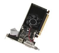 SHOOYIO Low Profile DDR3 64Bit Graphics Card With Cooling Fan PCIe 16X Computer Graphics Video Card For Office Home Quiet Cooling
