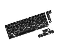 SHOOYIO Low Profiled Keycap Set Featuring Side Print Illuminating 74pcs Keycaps For Switches Mechanical Keyboards 6.25U Spacebar Backlight Keycaps