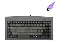 SHOOYIO Miniture 88Key Ergonomic USB Wire Keyboards with AntiSlip Base for and Industrial Environment Wire Keyboards USB Waterproof Keyboard