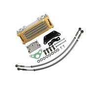 SHOOYIO Motorcycle Cooling Radiator Engine Set Dirt Pit Bike Modification Oil Coolers for 70 90 110 125 140CC Easy Installation Small Engine Oil Coolers