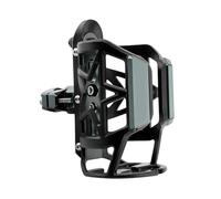 SHOOYIO Motorcycle Drink Holder Multi-Angle Twist Mount Hardened Aluminum For 55-85mm Cups & Gear Includes Secure Clamp Global Cycle Cup Owner For Vacuumflask Cansisters