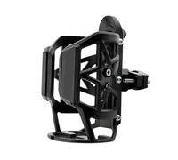 SHOOYIO Motorcycle Drink Holder Multi-Angle Twist Mount Hardened Aluminum For 55-85mm Cups & Gear Includes Secure Clamp Global Cycle Cup Owner For Vacuumflask Cansisters