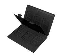 SHOOYIO Portable Card Holder Aluminum Alloy Elegant Design Hard Shell for and Small Items Easy Carrying Travel Card Holder