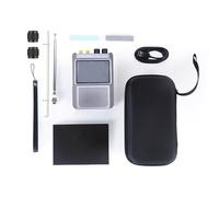 SHOOYIO Portable Radio Second Generation Receiver 3.5inch Touchable Display Wide Frequency 10KHz-380MHz 404MHz-2GHz