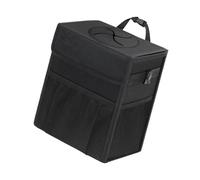 SHOOYIO Premium Hanging Car Garbage Bin with Water Resistant Fabric and Side Pockets for Easy Cleanup Automobile Waste Container