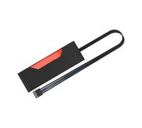 SHOOYIO Pwms Fan Hub 5Ports 12V 4Pin Speed Adjustment Power Supply Back Design For PC Builds Stable PC Case Mount Accessory