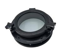 SHOOYIO Quick Install Round Marine Porthole 4mm Temper Glass for Yachts Boat Porthole Window