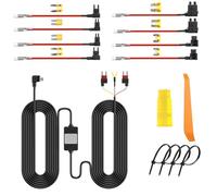 SHOOYIO Reliability Hardwire Set For DashCams Ensures Safe Operates Low Voltages Overcurrent Protections Stable Power Supply DashCam Power Cable