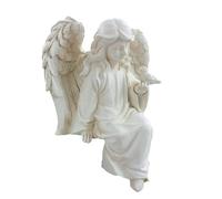 SHOOYIO Resins Angela Figurinee European Fairys Angela Shelf Sculpture Desk Ornaments