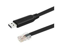 SHOOYIO Small USB Console Cable USB To RJ45 Cable To RJ45 Adapter For Easy Carry And Secure Connection 500cm/300cm Consoles Debugging Cord