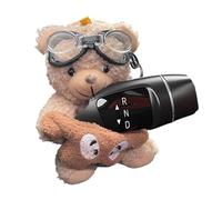 SHOOYIO Soft Stuffed Auto Dashboard Interior Decoration Soft Plush Doll Suitable For Rearview Reflector Wiper Turn Signals Flower Candy Bear Car Decoration