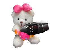 SHOOYIO Soft Stuffed Auto Dashboard Interior Decoration Soft Plush Doll Suitable For Rearview Reflector Wiper Turn Signals Flower Candy Bear Car Decoration