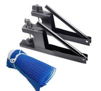 SHOOYIO Table Tennis Net and Post Set Folding PingPong Meshs Net Clip Adjustable Screw Clamps Post Table Tennis Accessorys