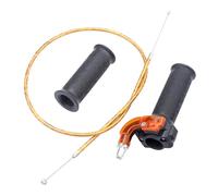 SHOOYIO Transparent Throttle Grip Pair for 47CC 49CC Two Cycle Power Units Fits Compact Motorcycles Sand Bike Throttle Set