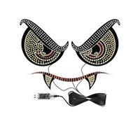 SHOOYIO USB Operated Automotive Light Devil Eyes Dynamic Big Eye Lights PC Housing Decoration for Road Devil Eyes for Windshield
