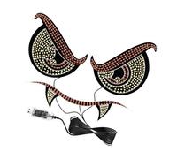 SHOOYIO USB Operated Automotive Light Devil Eyes Dynamic Big Eye Lights PC Housing Decoration for Road Devil Eyes for Windshield