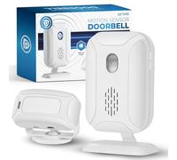 Shop Bell with Motion Sensor - Entrance Detector - Access Detector - Plug & Play - Shop Bell with Sensor - Includes Batteries