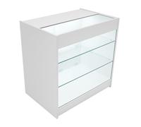 Shop Corner Counter Retail Storage Unit Showcase Display Cabinet 3 Colours