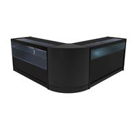 Monster Shop Adonis LED Shop Counter Set B1500, C1500 & CM60 - Black