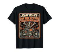 Shop Hours Open When were Here Closed When were Not Mechanic T-Shirt