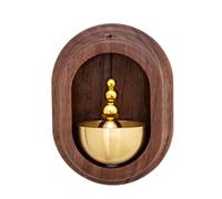 Shop Keeper Door Bell - Magnetic Attached Doorbell Door Opening Chime,Wooden Bass Cute Door Open Reminder Front Door Ornaments for Home Garden