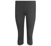 Shop Nova® Capri 3/4 Length Leggings for Women, Soft Elastic Opaque Tummy Control Leggings, Cropped Trousers for Workout Gym Yoga (Black, 18)
