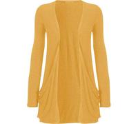 Shop Nova® New Ladies Open Front Boyfriend Cardigan Women Plain Long Sleeves Pocket Stretch Top 8-26