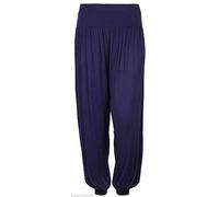 Shop Nova® Women Harem Trouser Alibaba Plain & Printed Elactic Waist Hippie Pyjama Bottoms Loose Fit Baggy Pilates Yoga Pants and Summer Trousers (Purple, 8)