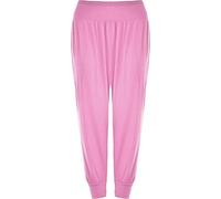 Shop Nova® Women Harem Trouser Alibaba Plain & Printed Elactic Waist Hippie Pyjama Bottoms Loose Fit Baggy Pilates Yoga Pants and Summer Trousers (Baby Pink, 14)