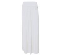 Shop Nova® Women Ladies Pleated Fold Over Long Maxi High Waist Plain Gypsy Skirt Girls Summer Casual Party Wear Elasticated Stretchy Full Length Jersey UK Sizes 8-26 (White, 16)