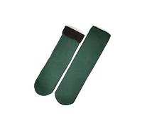 SHOP-STORY - FLANOR GREEN: Green Cashmere Thermal Socks One Size