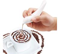 Shop-Story Pen for Coffee Latte Cappuccino Espresso and Other Culinary Decoration Compatible with Sugar Cocoa and Spices like Cinnamon Pencil Food Art