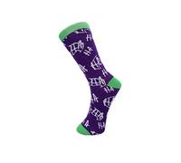 Shop-UP! The Jòker Cartoon Anìmato Film Unisex Socks Ah Ah Purple, "Ah Ah" Purple, 40