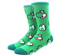 Shop-UP! Yòshì Turtle Sùper Màrìo Bròs Unisex Game Socks, yoshi, 43