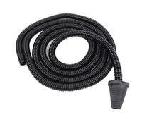 Shop Vac Hose, Vacuum Hose Hose Wall Grinder Flexible Replacement Part Rubber Corrugated Dust Collection Power Tool Threaded Pipe Black