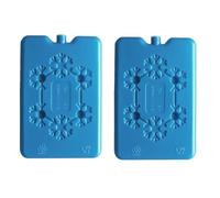 Shop4allsorts 2 x Slim Ice Block Freezer Board - 200ml Reusable Lunch Box Ice Pack - 165 x 110mm - Small Ice Block For Picnics, Cool Bags, Cool Boxes, Coolers.