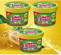 Shop4allsorts 3 x Elbow Grease Cleaning Paste All Purpose Degreaser Tough Cleaner Lemon Fresh 350g & Cleaner