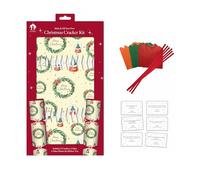 Shop4allsorts Make your own christmas crackers kit - fill your own crackers - DIY christmas crackers - make your own cracker - christmas crafts - 12 inch crackers - traditional wreath design.