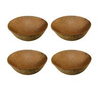 Shop4allsorts Set Of 4 Natural Coco Hanging Basket Liners Cupped Shaped Coco Liner For 14 Inch Basket