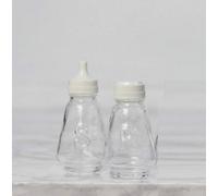 Shop4allsorts Traditional Glass Salt & Pepper Shaker Pot Set Glass Table Condiment Serving Pot
