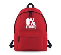 Shopagift 0% Straight Gay Pride Backpack Rucksack 18L Bag - 42 x 31 x 21cm