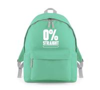 Shopagift 0% Straight Gay Pride Backpack Rucksack 18L Bag - 42 x 31 x 21cm