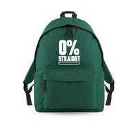 Shopagift 0% Straight Gay Pride Backpack Rucksack 18L Bag - 42 x 31 x 21cm